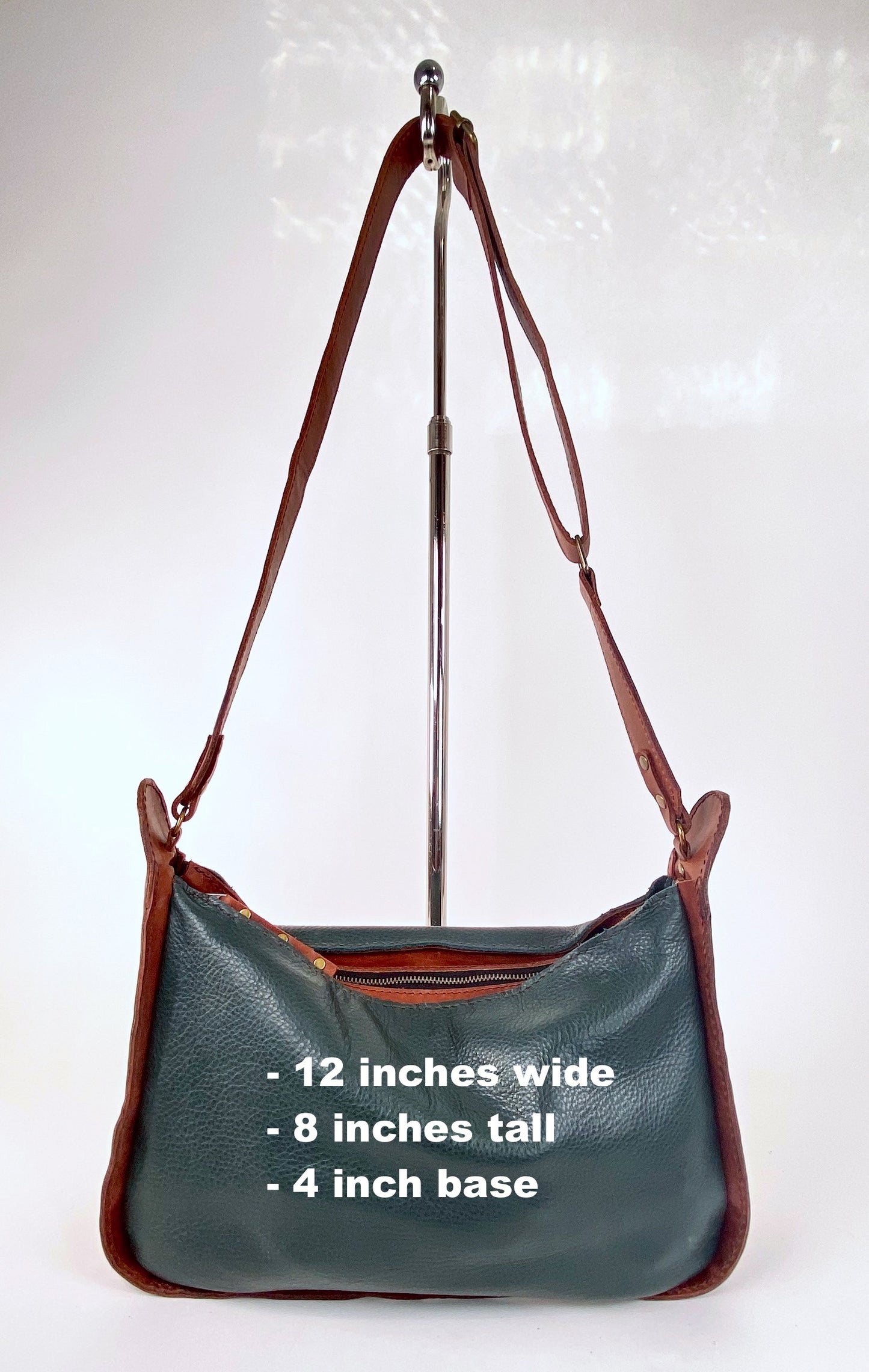 Saddle Bag in Hunter Green - The Lily 13