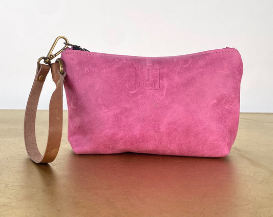 Tagalong Clutch Purse in Barbie Pink