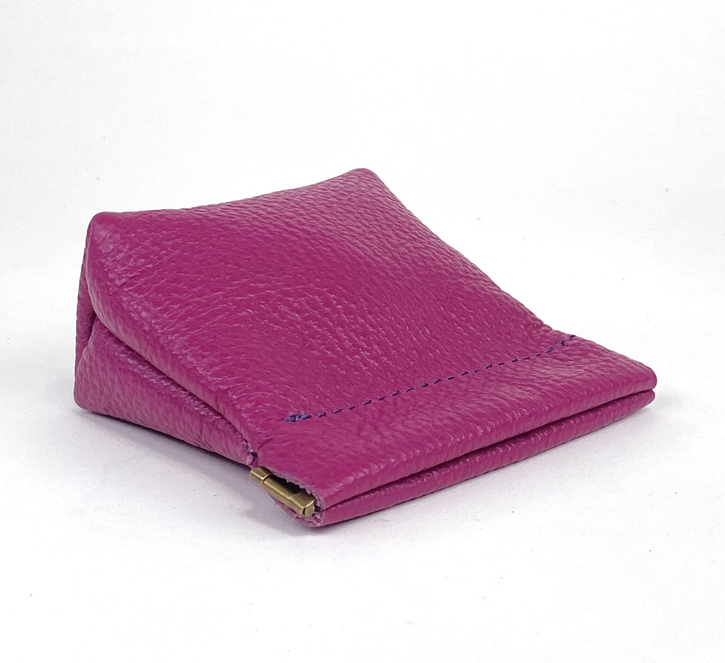 Magenta Squeeze Coin Pouch Purse