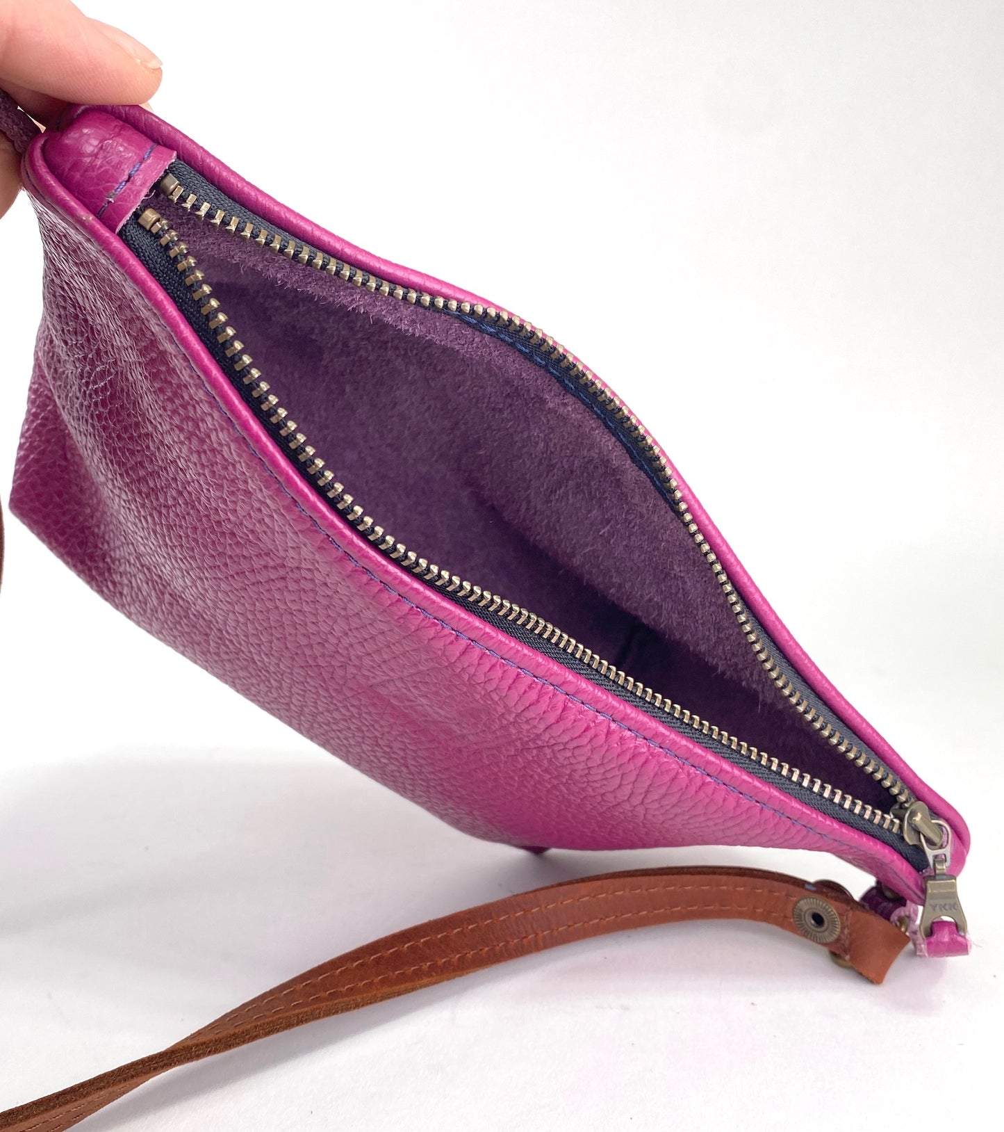 Perfect Bag for in a Bag! Small Tagalong Shoulder Purse in Fuchsia