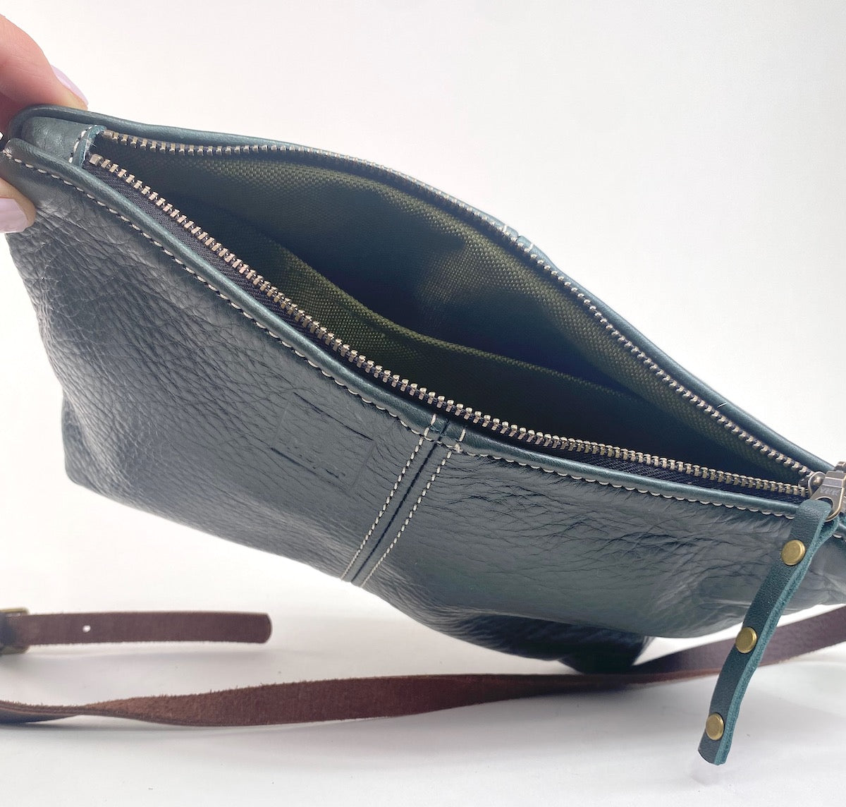 The Classic Companion Purse in Pine Green