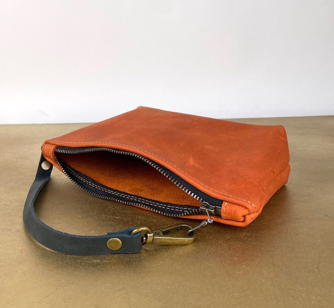 Tagalong Clutch in Orange