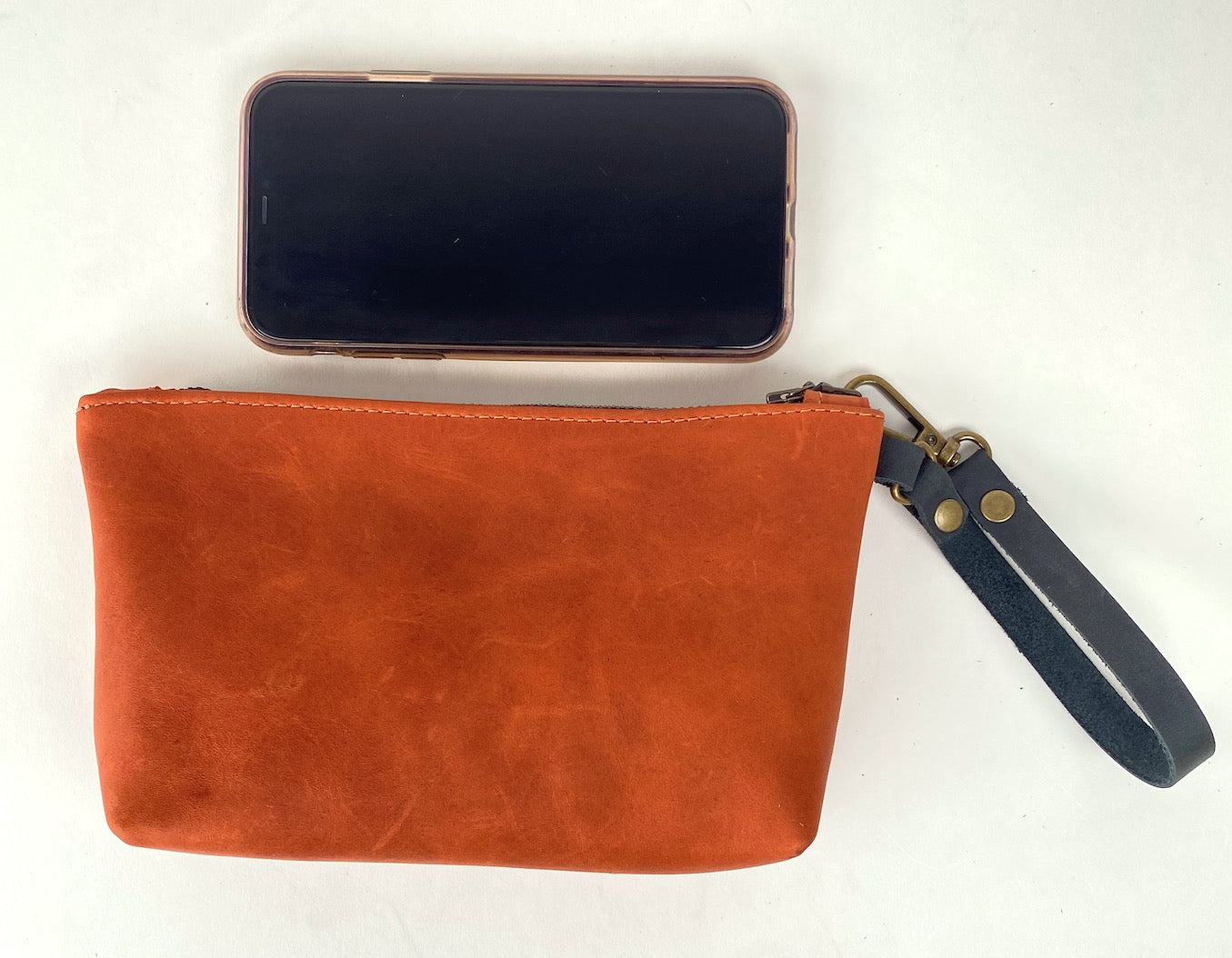 Tagalong Clutch in Orange
