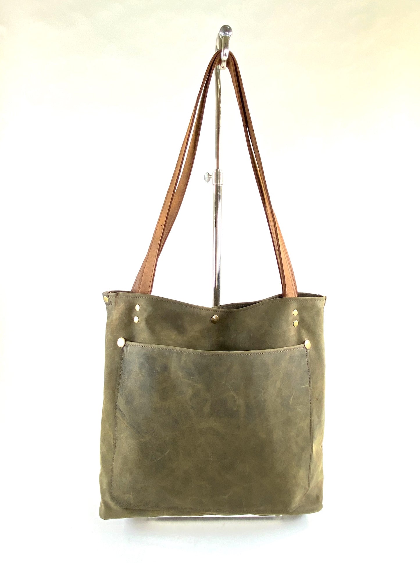 Military Green Tote Bag