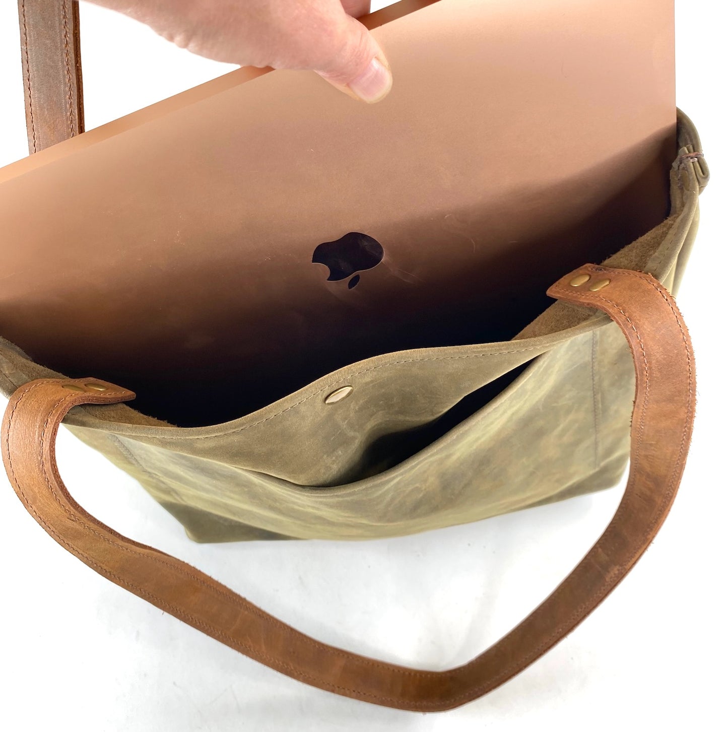 Military Green Tote Bag