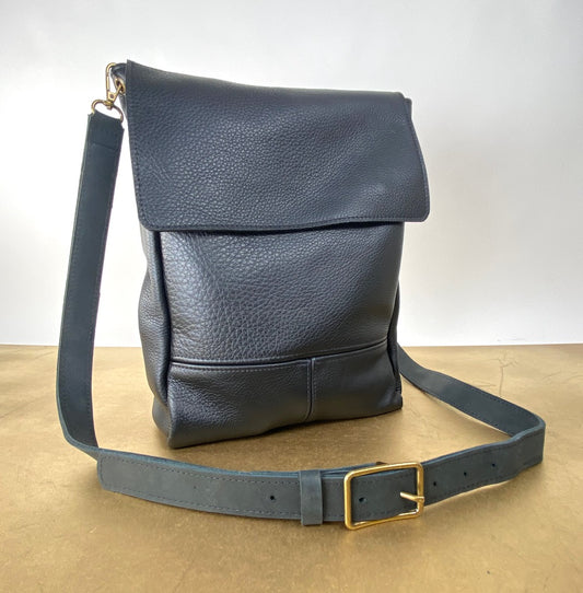 The Unison Bag in Black Chrome Tanned Leather