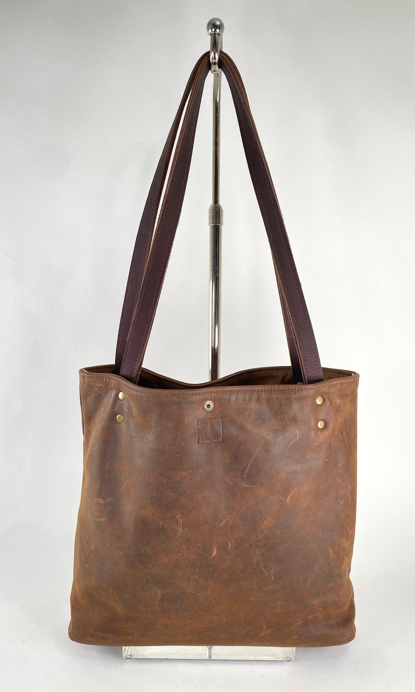 Brown Leather Tote Bag