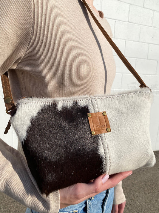 Classic Companion in Hair-On Cowhide Leather Purse