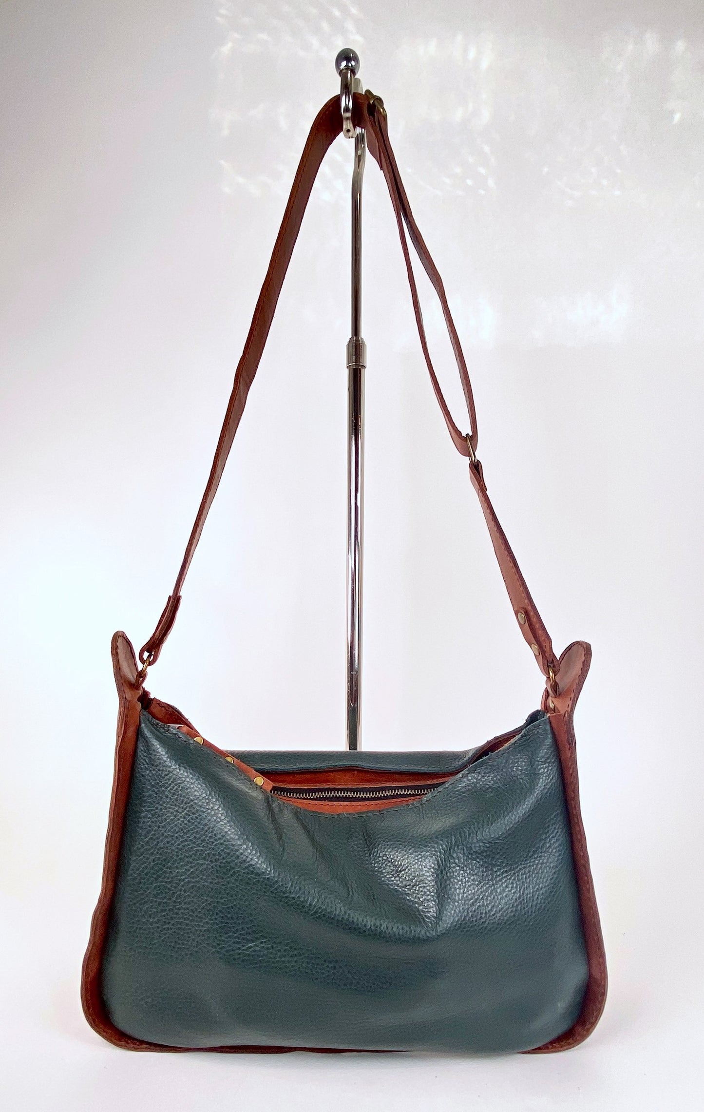 Saddle Bag in Hunter Green - The Lily 13