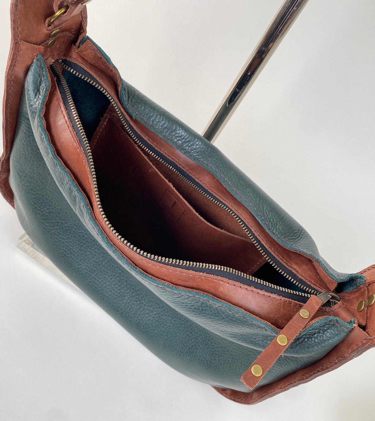 Saddle Bag in Hunter Green - The Lily 13