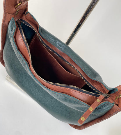 Saddle Bag in Hunter Green - The Lily 13
