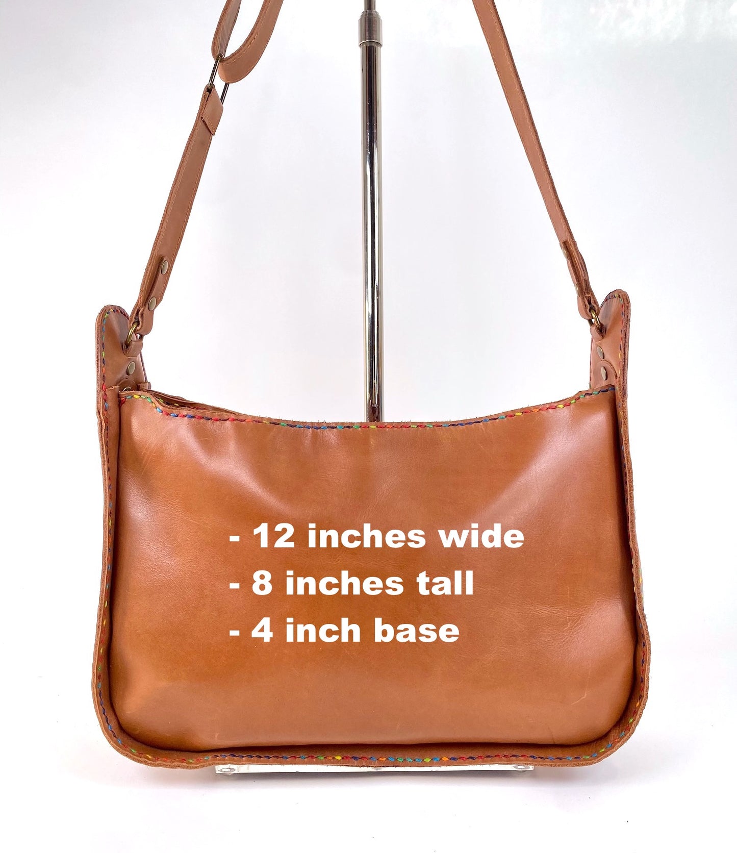 Saddle Bag in Honey Tan 2- The Lily-13