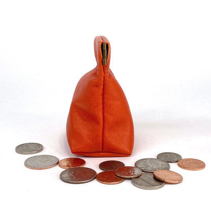 Orange Squeeze Coin Pouch Purse