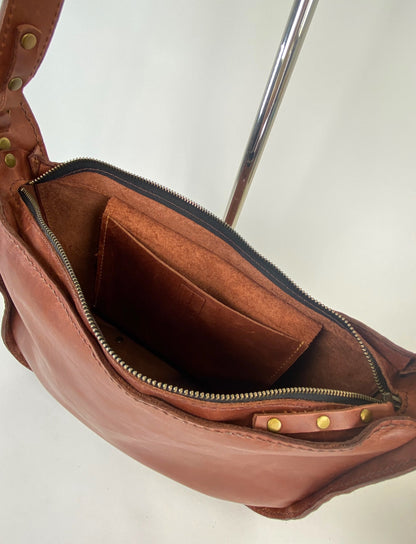 Saddle Bag in Redwood Tan - The Lily 13