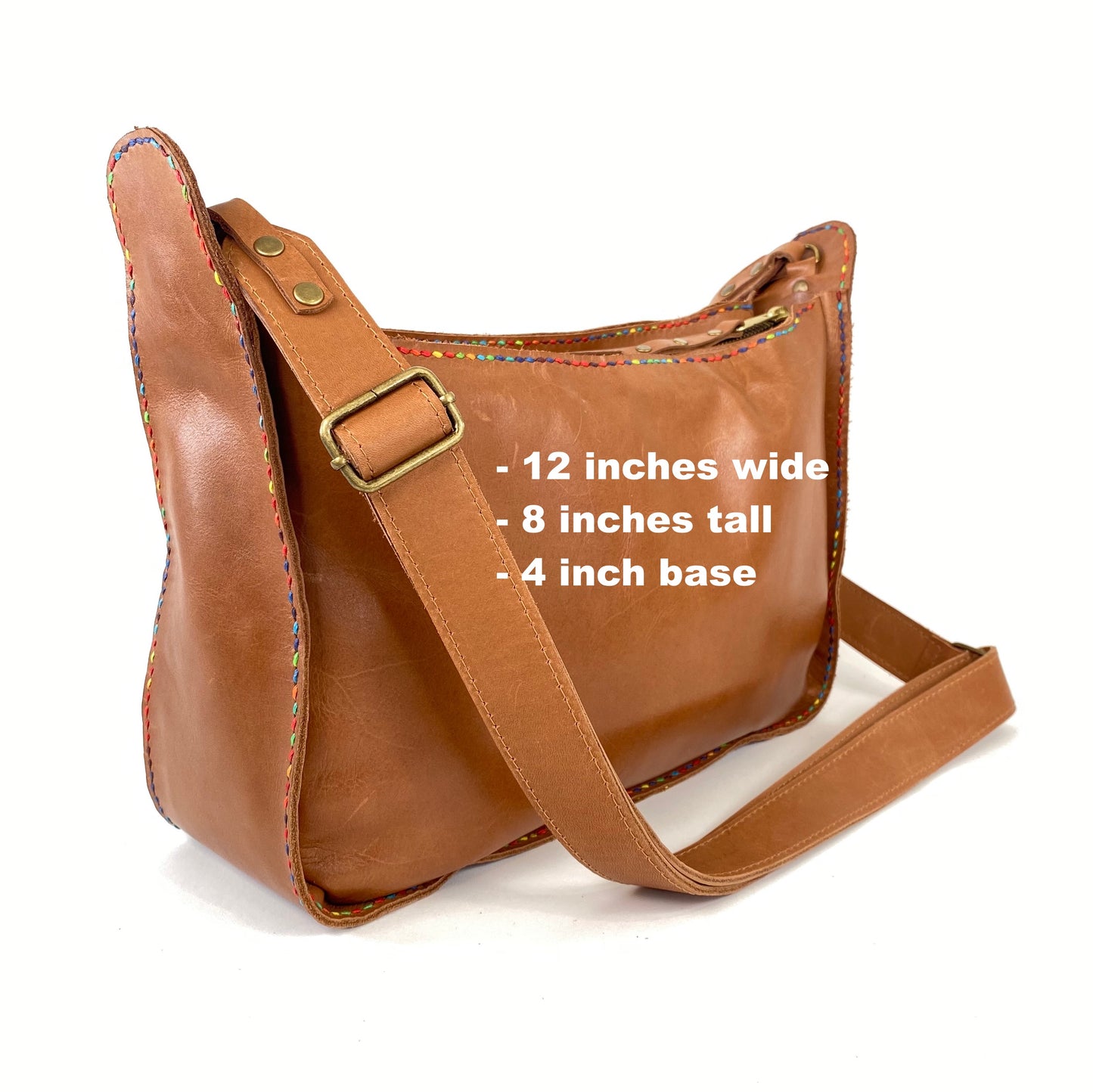 Saddle Bag in Honey Tan - The Lily 13