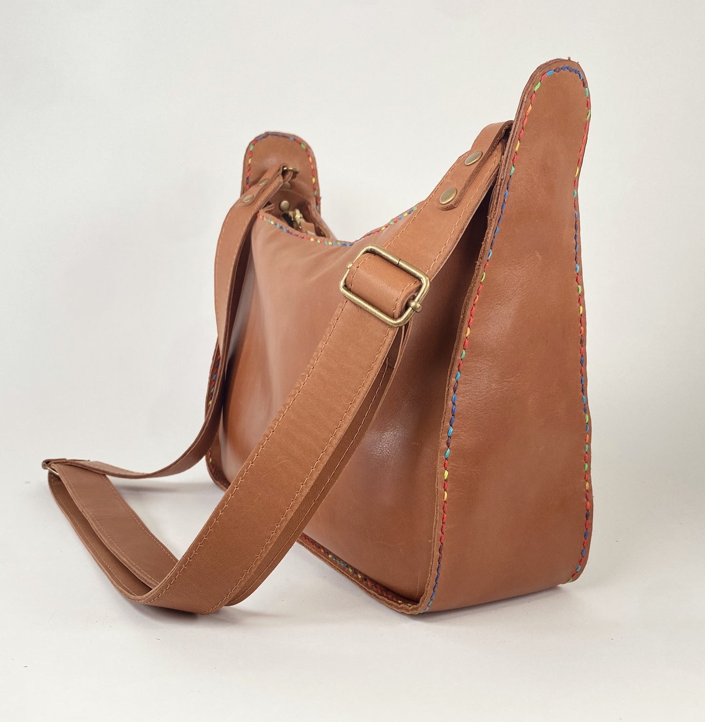 Saddle Bag in Honey Tan - The Lily 13