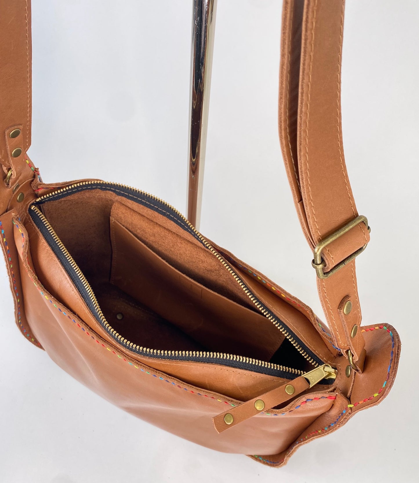 Saddle Bag in Honey Tan - The Lily 13