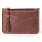 Brown Leather Card & Coin Wallet