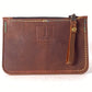 Brown Leather Card & Coin Wallet