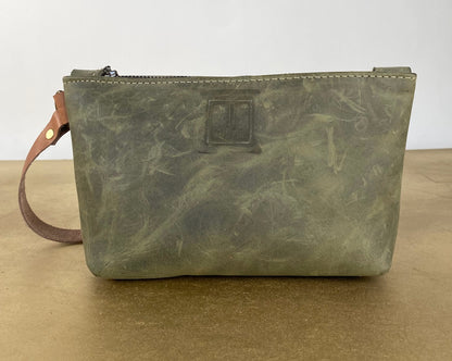 Tagalong Clutch in Olive Green