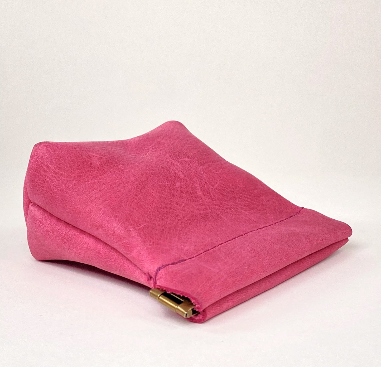 Magenta Squeeze Coin Pouch Purse