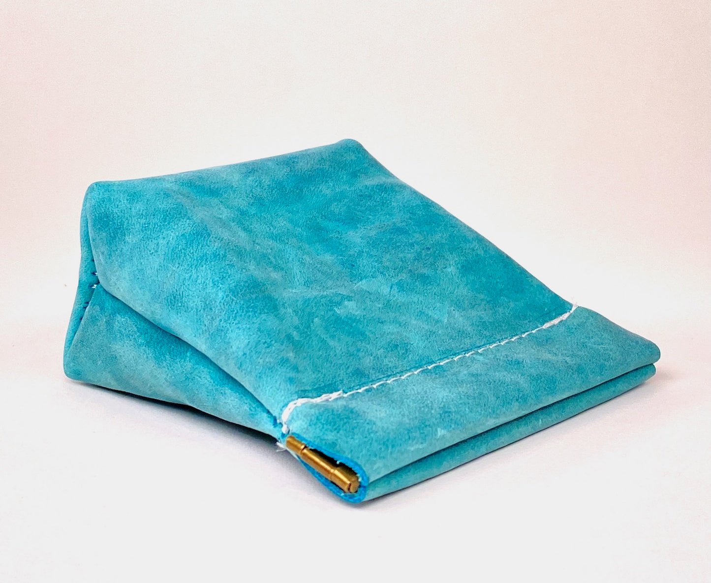 Teal Green  Squeeze Coin Pouch Purse