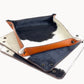 Leather Valet Tray - Cowhide Leather with brown base